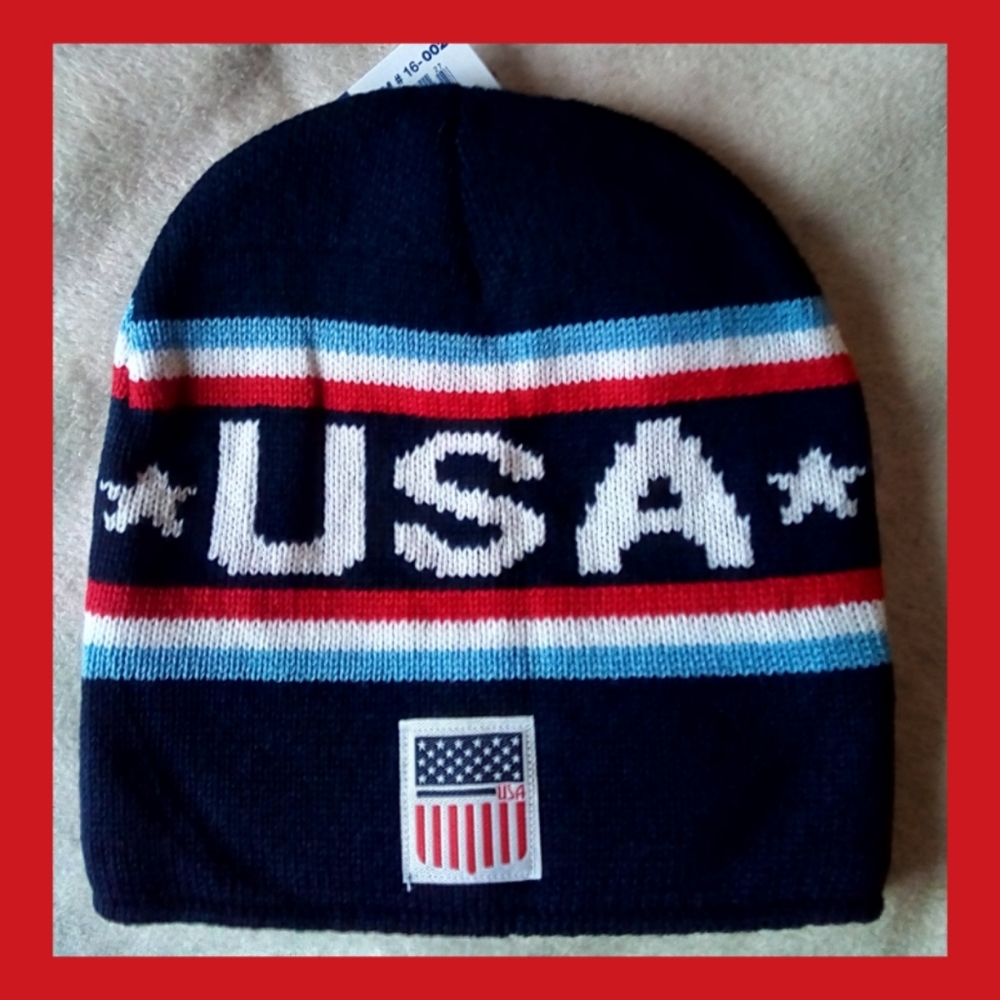 USA ADULT WINTER UNISEX HAT!